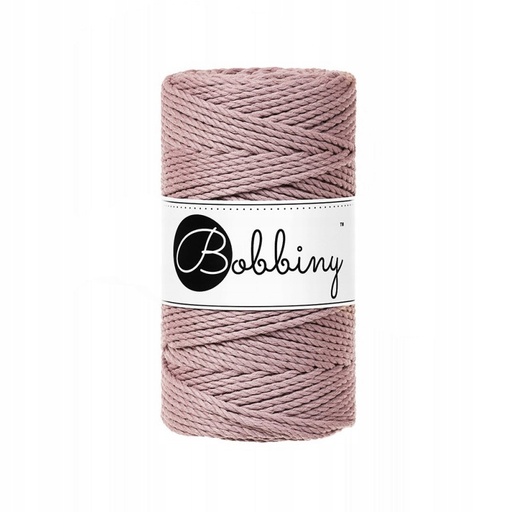 [TS-E061] Macrame 3mm - Mauve - ropes 3PLY