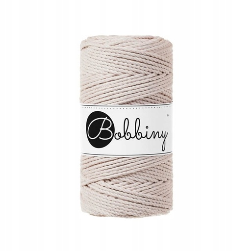 [TS-E039] Macrame 3mm - Nude - ropes 3PLY