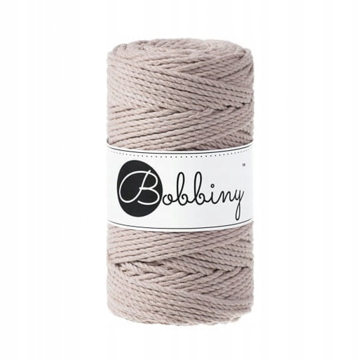 [TS-E009] Macrame 3mm - Pearl - ropes 3PLY