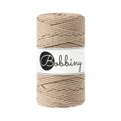 [TS-E015] Macrame 3mm - Sand - ropes 3PLY