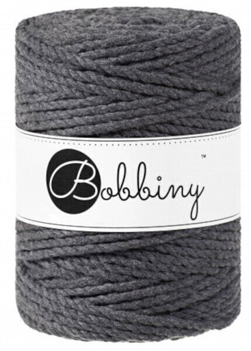 [TX-E012] Macrame 5mm - Charcoal - ropes 3PLY