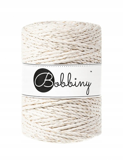 [TX-018] Macrame 5mm - Golden Natural - ropes 3PLY
