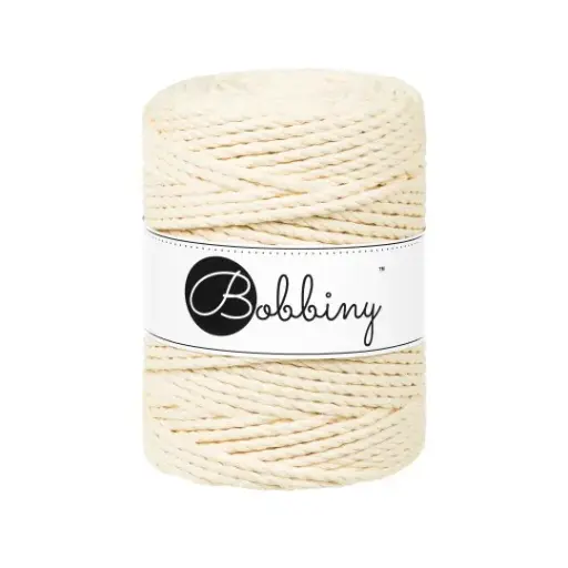 [TX-E088] Macrame 5mm - Butter yellow - ropes 3PLY