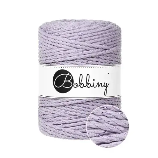 [TX-E075] Macrame 5mm - Unicolor lavender - ropes 3PLY