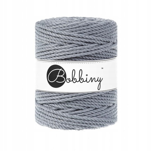 [TX-E019] Macrame 5mm - Steel - ropes 3PLY
