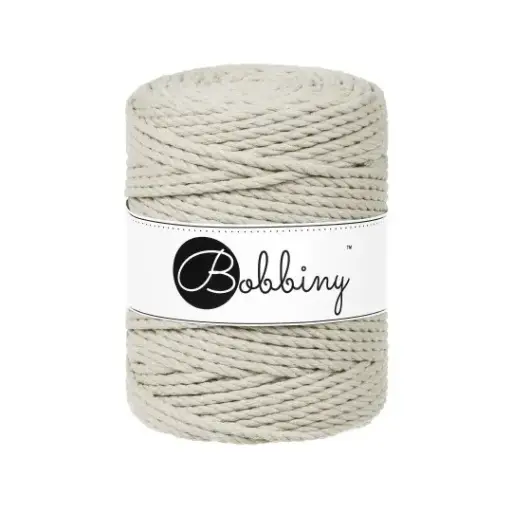 [TX-E086] Macrame 5mm - Pale olive - ropes 3PLY