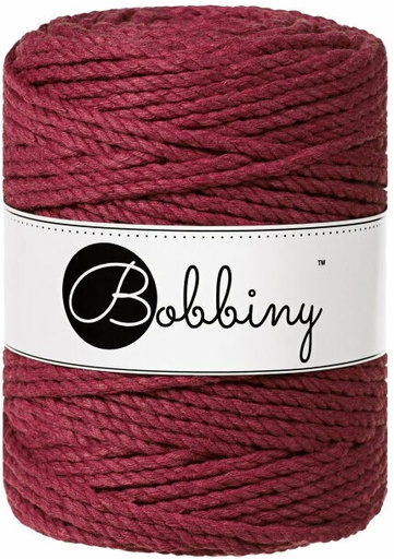 [TX-E055] Macrame 5mm - Wine Red - ropes 3PLY