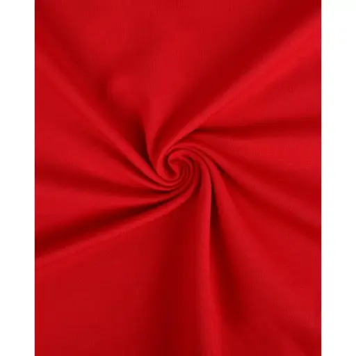 [5076-VDS] French Terry uni - rood