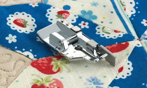 [F057] 1/4"-inch patchworkvoet met geleider 
